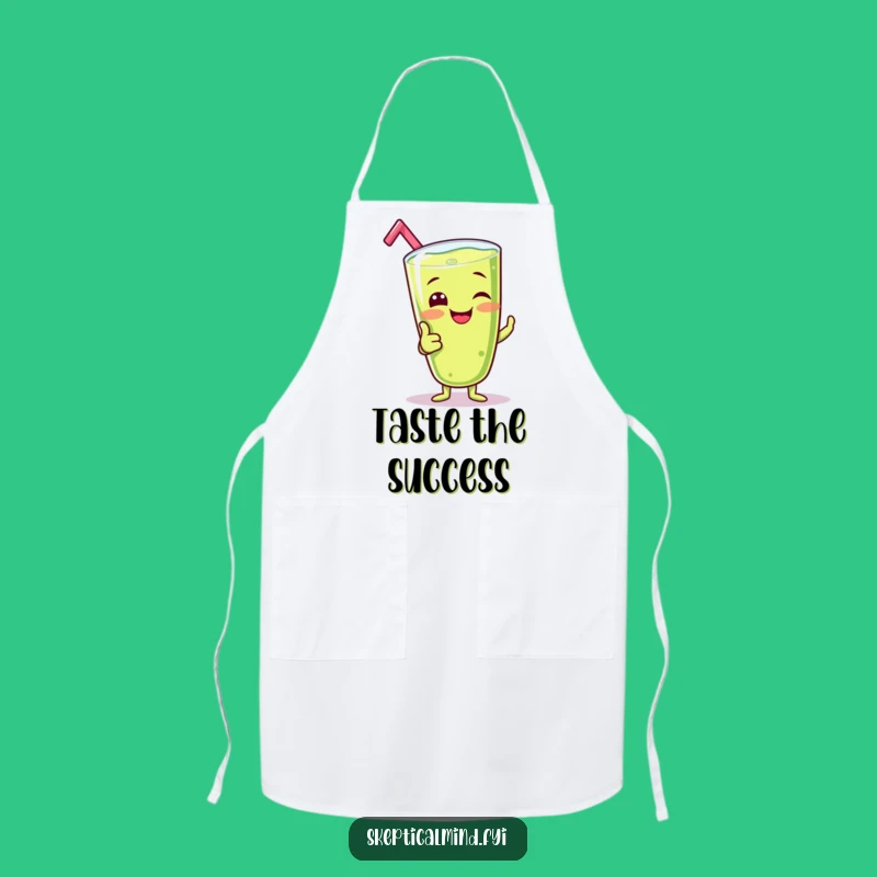 Funny Kiwi Smoothie Apron - Giggling Thumbs Up Kitchenwear - Gift