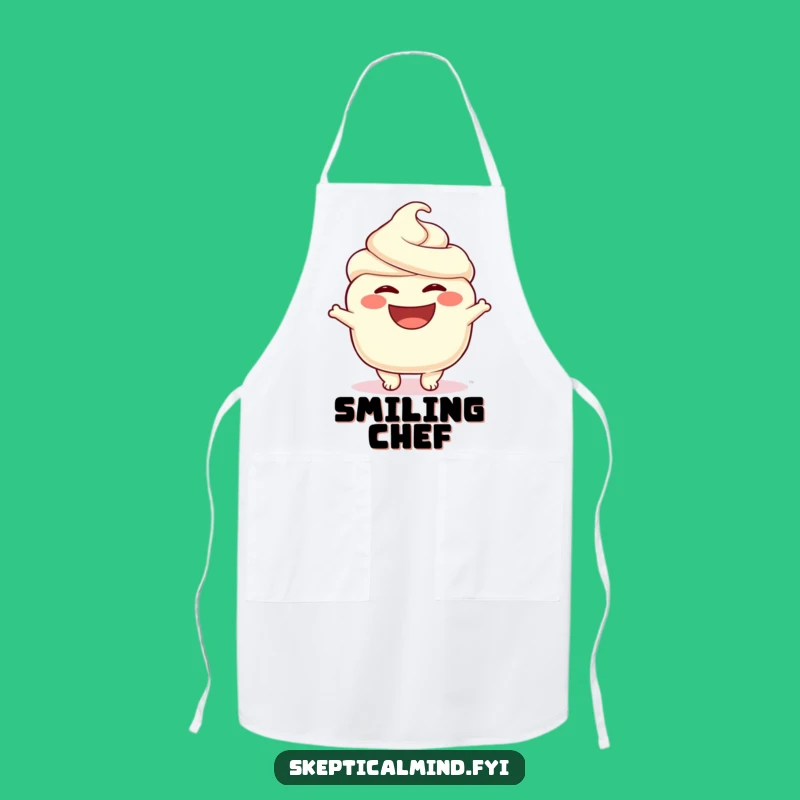 Funny Sour Cream Apron - Cook with Smiles & Dairy Humor Gift!