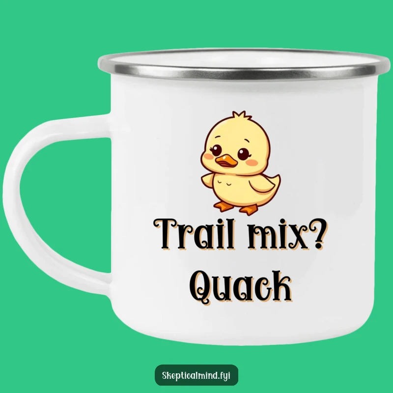 Funny Duckling Camping Mug - Waddling Adventure Mug