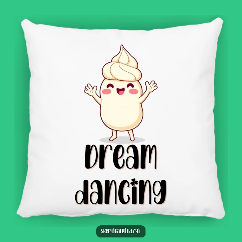 Funny Sour Cream Pillow - Cozy Dance & Joyful Waving Gift!
