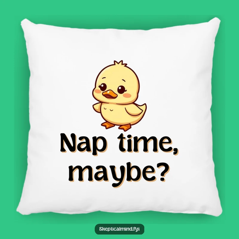 Funny Duckling Pillow - Amused Waddler Comfort Pillow Gift