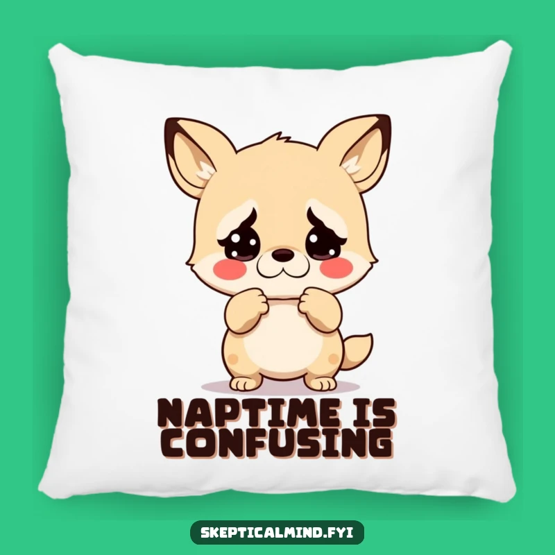 Funny Kawaii Animal Disbelief Pillow - Cozy Comfort for the Astonished
