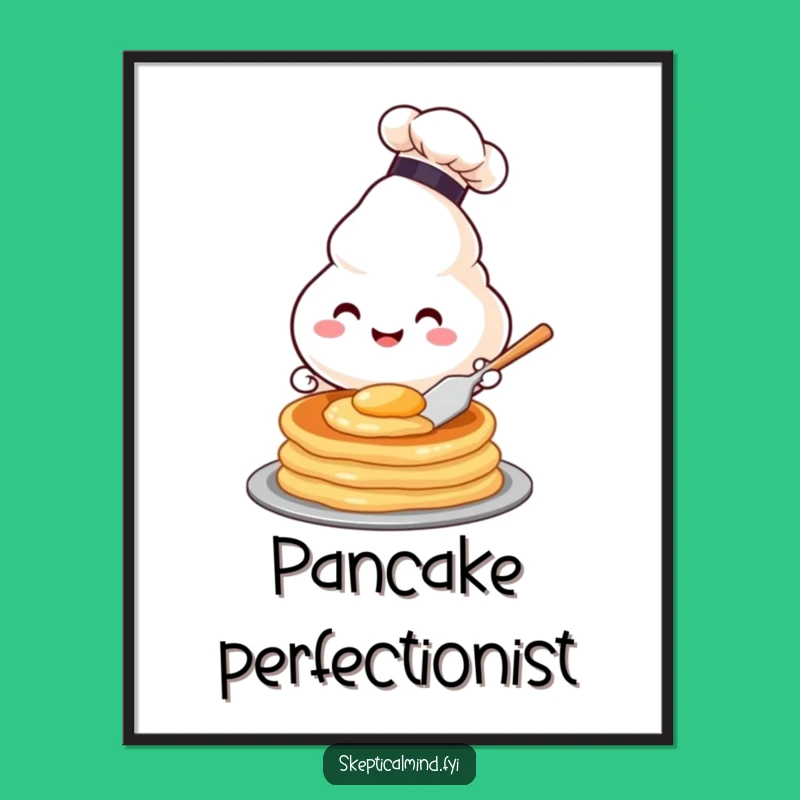 Funny Sour Cream Chef Digital Print: Hilarious Art for Kitchen Spaces