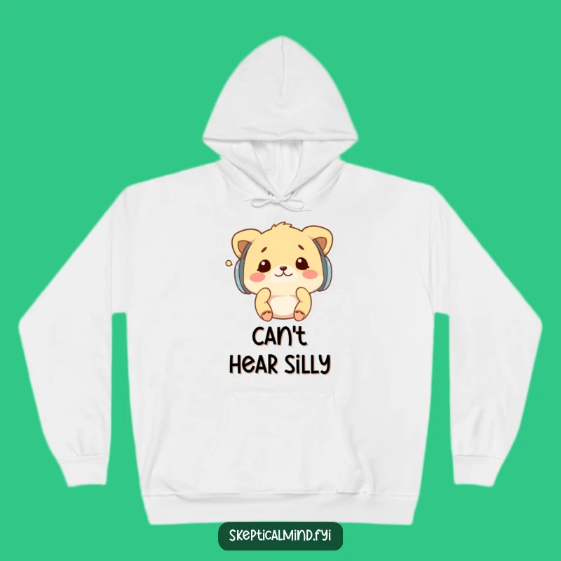 Funny Kawaii Animal Earmuffs Hoodie - Cozy Comfort from the Chatter