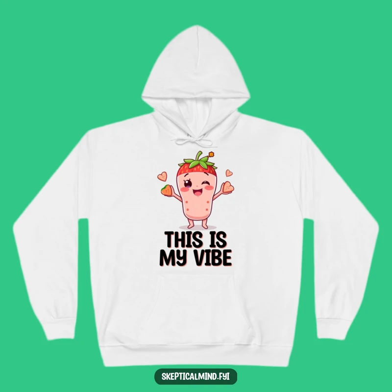 Cozy Funny Smoothie Juggling Hoodie: Warmth & Fruity Fun!