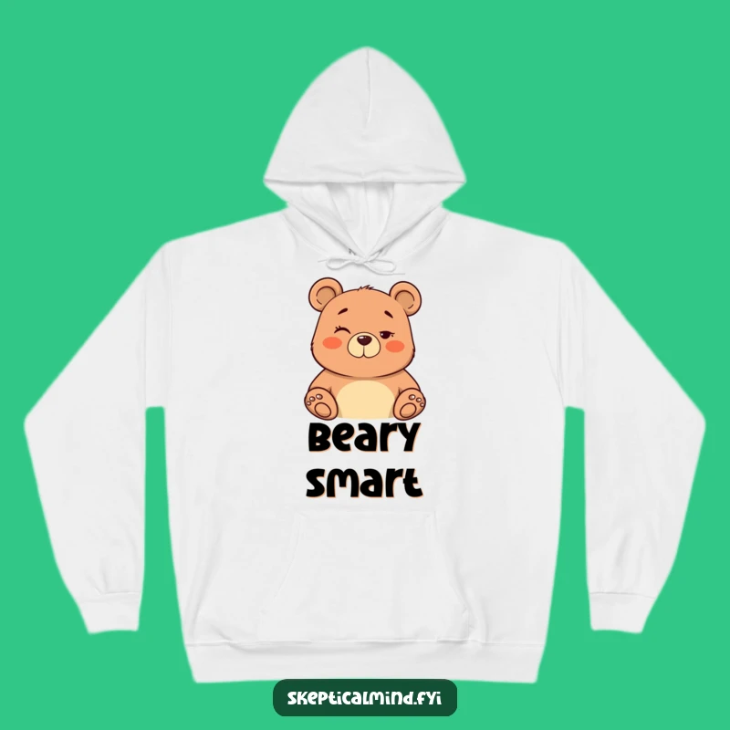 Funny Bear Smooth Operator Hoodie - Cozy Gift for Confident People