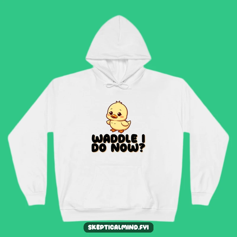 Cozy Funny Duckling Hoodie - Amused Waddler Sweatshirt Gift