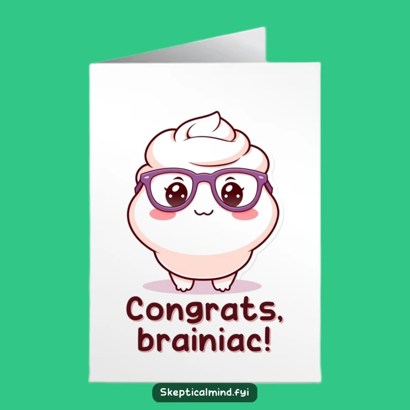 Congrats Free Printable Card: Delighted Sour Cream, Smart & Silly, Downloadable Gift