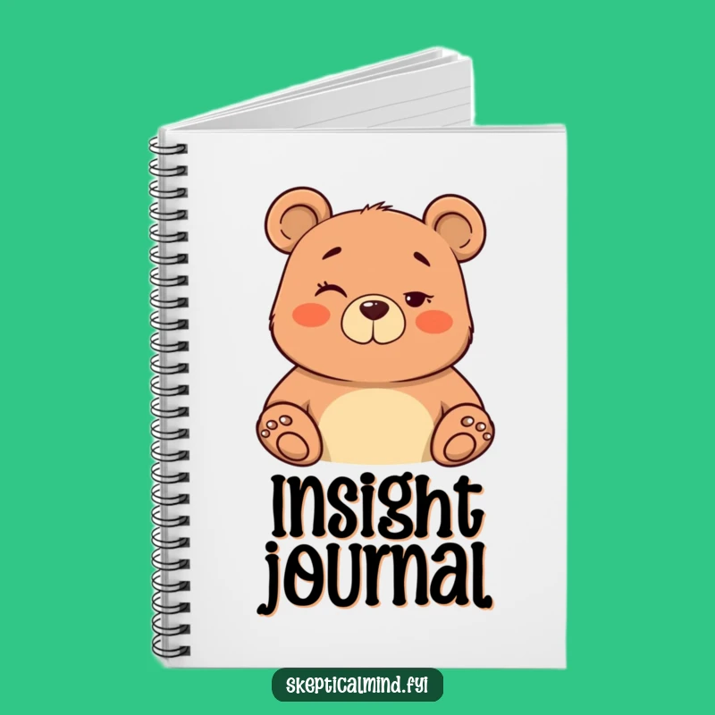 Funny Bear Confident Notes Notebook - Gift for Smooth Operators