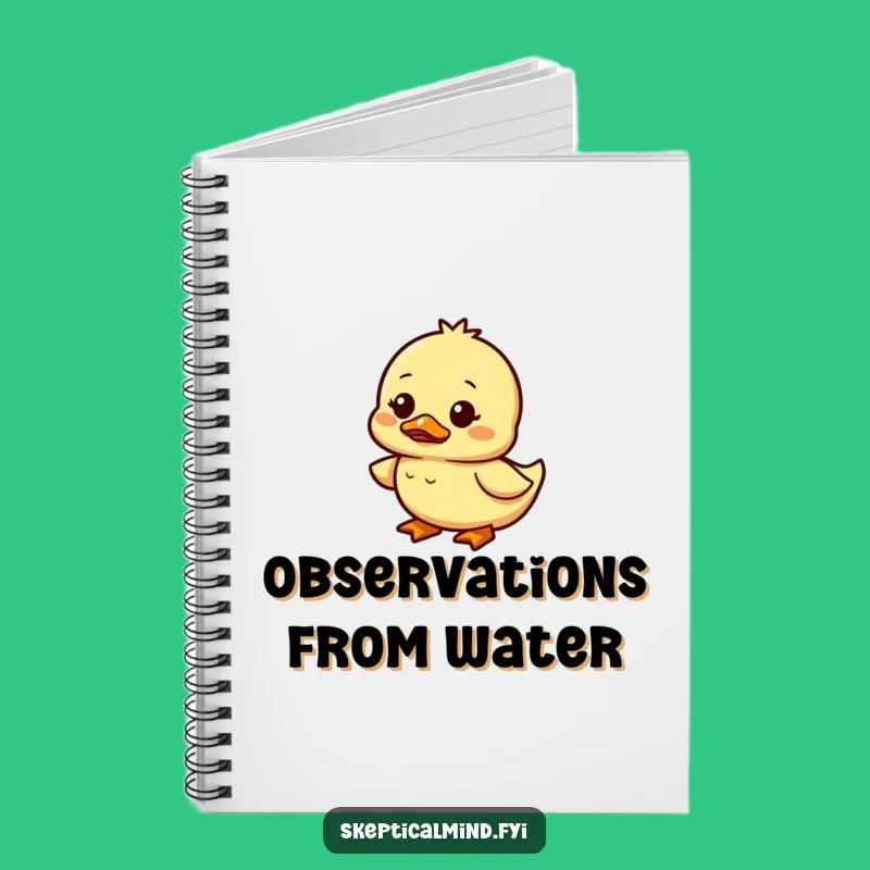 Funny Duckling Notebook - Waddling Thoughts Journal