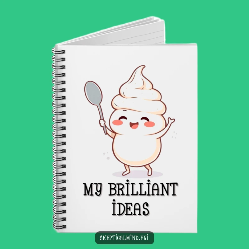 Funny Sour Cream Dance Notebook - Giggling Journal Spoon Moves Funny Gift
