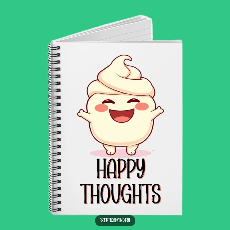Funny Sour Cream Notebook - Jot Down Happy Thoughts & Gifts!