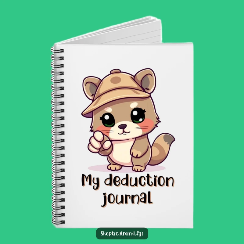 Funny Detective Kawaii Animal Notebook: Jot Down Your Accusations