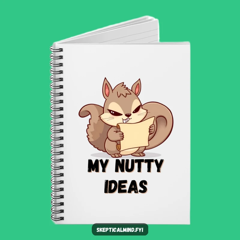 Funny Squirrel Secrets Notebook: Mischievous Journal for Secret Thoughts
