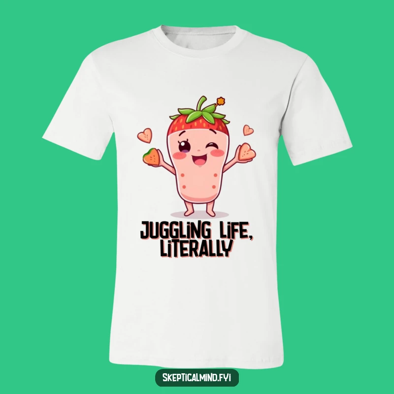 Funny Juggling Smoothie T-Shirt: Fruity & Hilarious Gift!