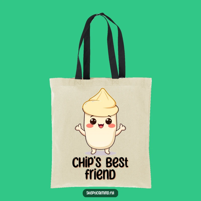 Funny Sour Cream Chip Presenter Tote Bag: Chic & Hilarious Snack Carrier